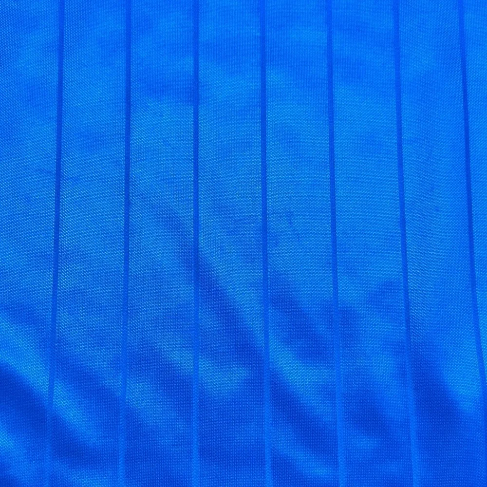 Nike Shirt XL Blue Striped Short Sleeve Athletic Jersey Tonal Vertical Stripes